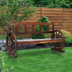 Gardeon Outdoor Garden Bench Wooden 3 Seater Wagon Chair Lounge Patio Furniture - Furniture > Outdoor