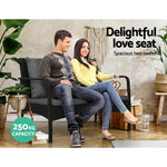 Gardeon Outdoor Sofa Set Lounge Setting Wicker Table and Chairs Garden Patio Furniture - Furniture > Outdoor > Outdoor