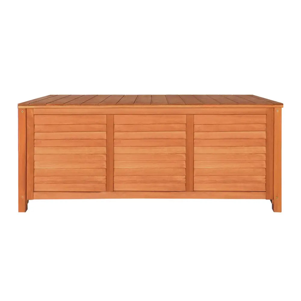 Gardeon Outdoor Storage Bench Box 210L Wooden Patio Furniture Garden Chair Seat - Home & Garden > Storage