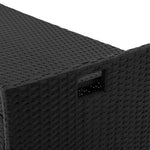 Gardeon Outdoor Storage Bench Box Wicker Garden Sheds Tools Cushion Patio Furniture Black - Furniture > Outdoor >