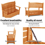 Gardeon Outdoor Storage Bench Box Wooden Garden Chair 2 Seat Timber Furniture - Furniture > Outdoor > Outdoor Chairs