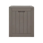 Gardeon Outdoor Storage Box 118L Container Lockable Indoor Garden Toy Tool Shed Grey - Home & Garden > Storage