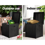 Gardeon Outdoor Storage Box 195L Bench Seat Garden Deck Toy Tool Sheds - Furniture > Outdoor