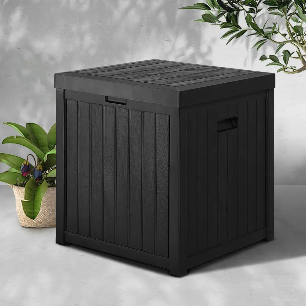 Gardeon Outdoor Storage Box 195L Bench Seat Garden Deck Toy Tool Sheds - Furniture > Outdoor