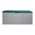 Gardeon Outdoor Storage Box 290L Lockable Organiser Garden Deck Shed Tool Green - Home & Garden > Storage
