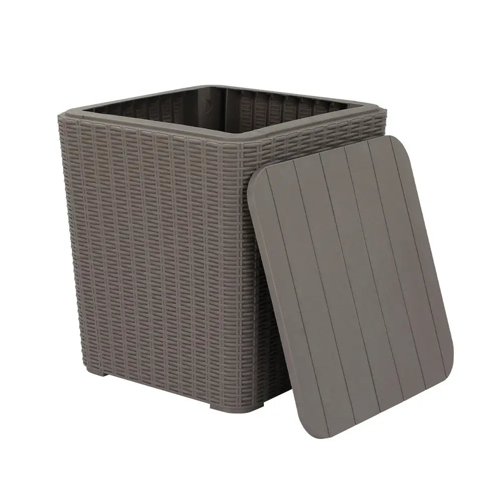 Gardeon Outdoor Storage Box 43L Container Side Table Garden Bench Tool Sheds - Home & Garden > Storage