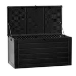 Gardeon Outdoor Storage Box 680L Container Lockable Garden Bench Shed Tool All Black - Home & Garden > Storage