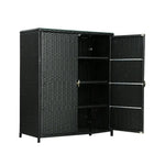 Gardeon Outdoor Storage Box Garage Wicker Shelf Chest Garden Shed Tools - Home & Garden > Storage