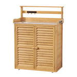 Gardeon Outdoor Storage Box Potting Bench Table Shelf Chest Garden Shed - Home & Garden > Storage