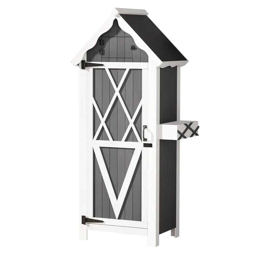 Gardeon Outdoor Storage Shed Box Wooden Shelf Chest Garden Furniture - Home & Garden > Storage