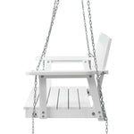Gardeon Porch Swing Chair with Chain Garden Bench Outdoor Furniture Wooden White - Furniture > Outdoor