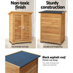 Gardeon Portable Wooden Garden Storage Cabinet - Home & Garden > Storage