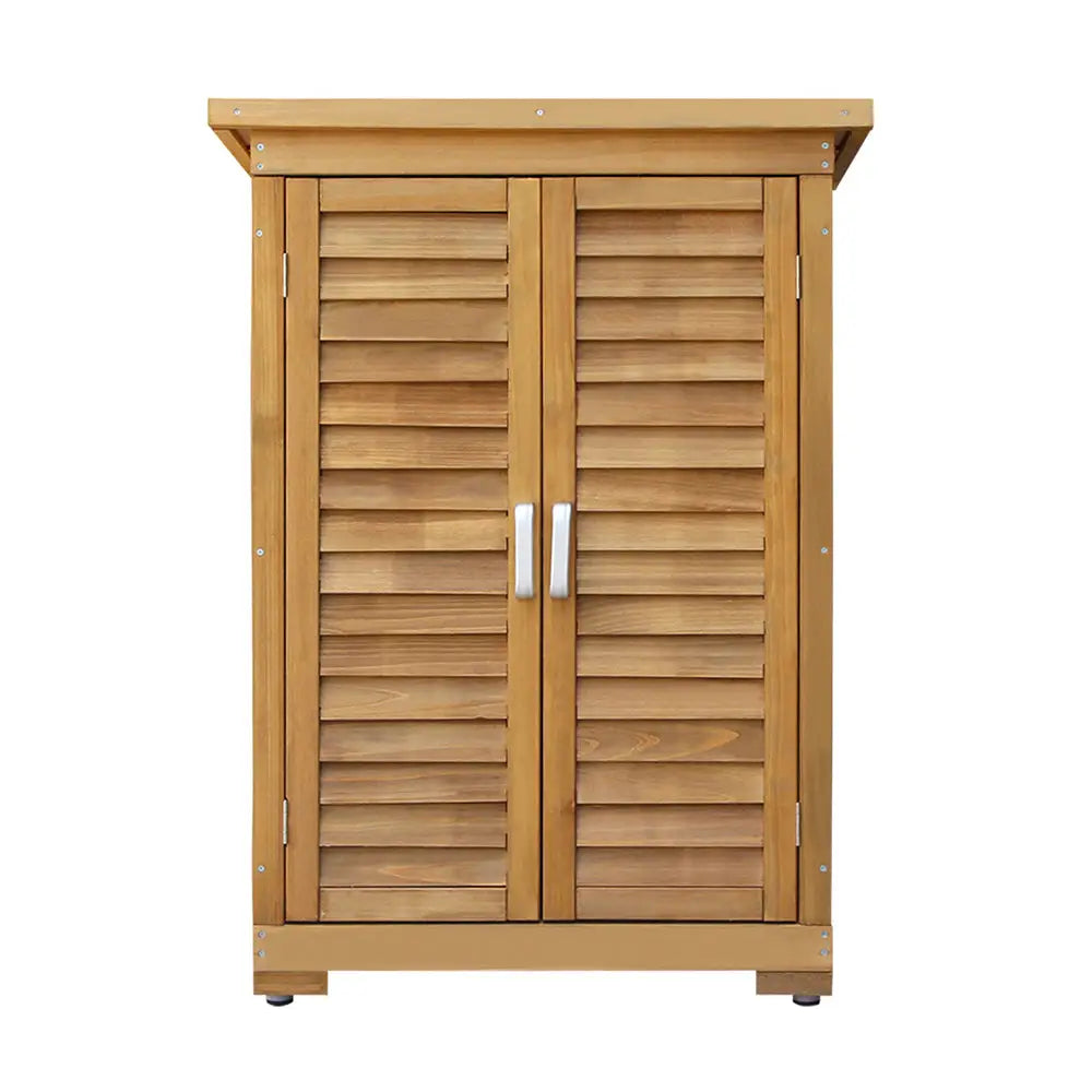 Gardeon Portable Wooden Garden Storage Cabinet - Home & Garden > Storage