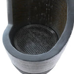 Gardeon Solar Fountain Water Feature Bird Bath Outdoor Garden Cascade 48CM Grey - Home & Garden > Fountains > Fountains
