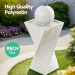 Gardeon Solar Fountain Water Feature Bird Bath Outdoor Garden LED Lights Ball 85CM - Home & Garden > Fountains >