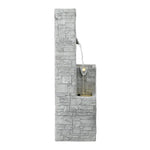 Gardeon Solar Fountain Water Feature Outdoor Indoor 4-Tier Square Cascading Beige - Home & Garden > Fountains >
