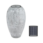 Gardeon Solar Fountain Water Feature Outdoor Fountain LED Lights Beige - Home & Garden > Fountains > Fountain & Ponds