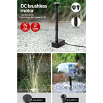 Gardeon Solar Pond Pump 4.6FT - Home & Garden > Fountains