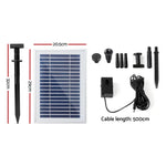 Gardeon Solar Pond Pump 4.6FT - Home & Garden > Fountains