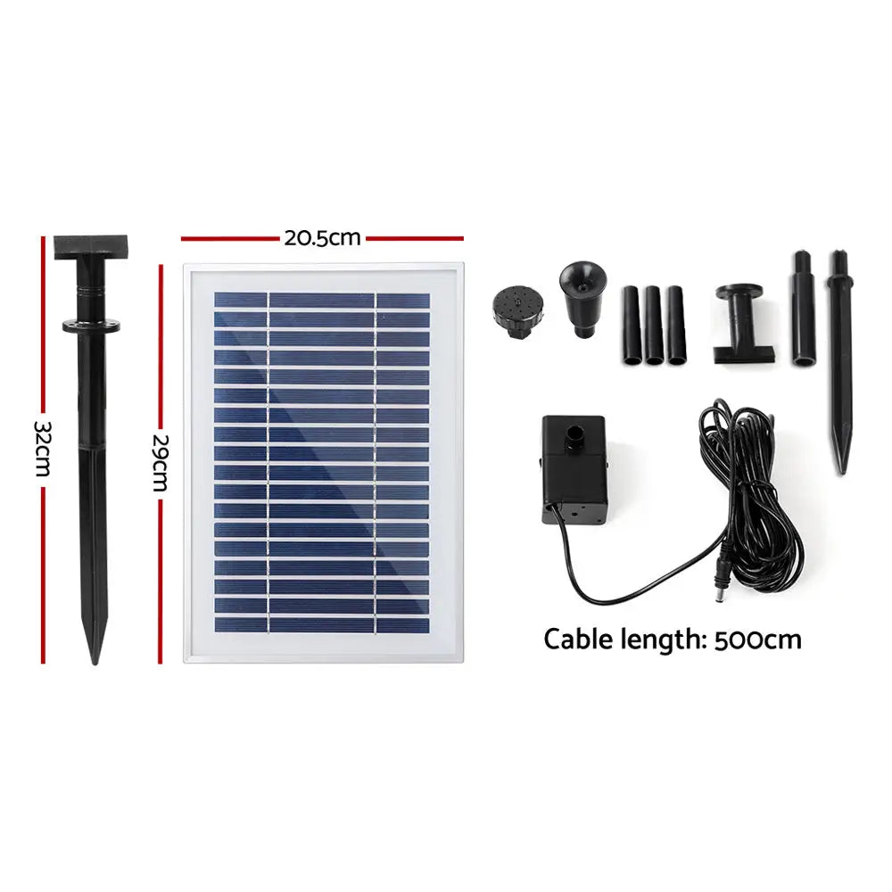 Gardeon Solar Pond Pump 4.6FT - Home & Garden > Fountains