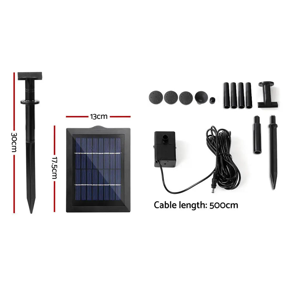 Gardeon Solar Pond Pump 4FT - Home & Garden > Fountains