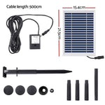 Gardeon Solar Pond Pump Submersible Powered Garden Pool Water Fountain Kit 4.4FT - Home & Garden > Fountains