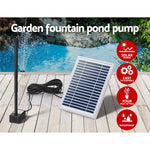 Gardeon Solar Pond Pump Submersible Powered Garden Pool Water Fountain Kit 4.4FT - Home & Garden > Fountains