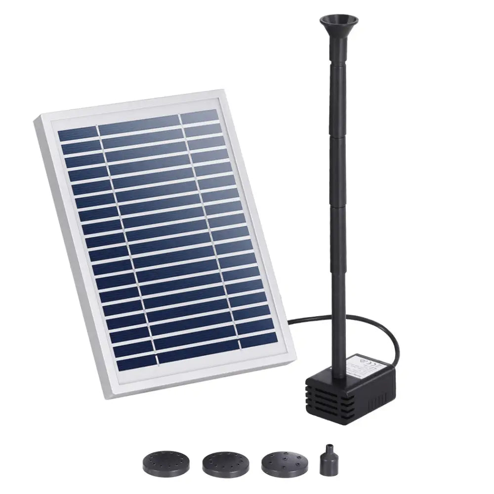 Gardeon Solar Pond Pump Submersible Powered Garden Pool Water Fountain Kit 4.4FT - Home & Garden > Fountains