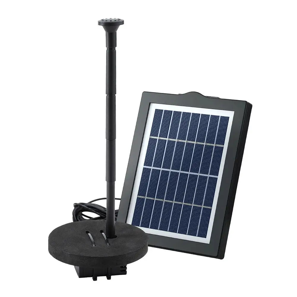 Gardeon Solar Pond Pump Water Fountain Submersible Floating Bird Bath 190L/H - Home & Garden > Fountains > Fountains &