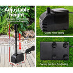 Gardeon Solar Pond Pump with 2 Panels 7.2FT - Home & Garden > Fountains