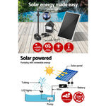 Gardeon Solar Pond Pump with Battery Kit LED Lights 4FT - Home & Garden > Fountains