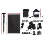 Gardeon Solar Pond Pump with Battery Kit LED Lights 4FT - Home & Garden > Fountains