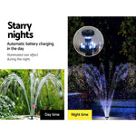 Gardeon Solar Pond Pump with Battery Kit LED Lights 4FT - Home & Garden > Fountains