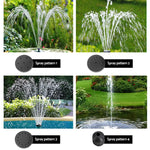 Gardeon Solar Pond Pump with Battery Kit LED Lights 4FT - Home & Garden > Fountains
