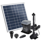 Gardeon Solar Pond Pump with Battery Kit LED Lights 9.8FT - Home & Garden > Fountains