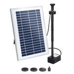 Gardeon Solar Pond Pump with Battery LED Lights 4.4FT - Home & Garden > Fountains