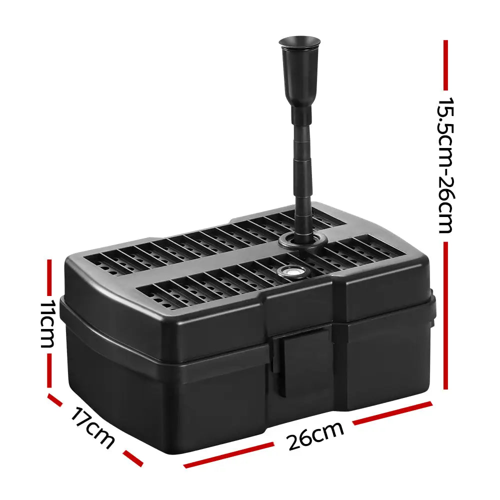Gardeon Solar Pond Pump with Filter Box 5FT - Home & Garden > Fountains