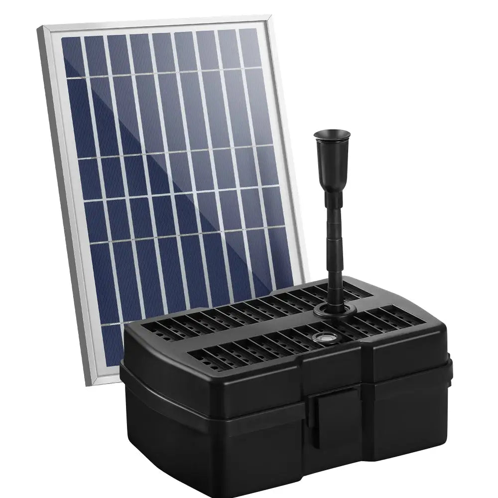 Gardeon Solar Pond Pump with Filter Box 5FT - Home & Garden > Fountains