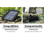 Gardeon Solar Water Feature 3 Tiers Ivory 93cm - Home & Garden > Fountains