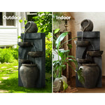 Gardeon Solar Water Feature 5-Tier 99cm - Home & Garden > Fountains