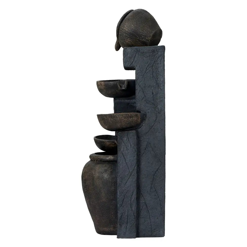 Gardeon Solar Water Feature 5-Tier 99cm - Home & Garden > Fountains
