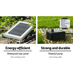 Gardeon Solar Water Feature with LED Lights Angel 94cm - Home & Garden > Fountains