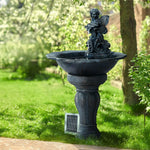 Gardeon Solar Water Feature with LED Lights Angel 94cm - Home & Garden > Fountains