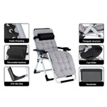 Gardeon Sun Lounge Folding Lounger Camping Zero Gravity Chair Outdoor Furniture - Furniture > Outdoor > Outdoor Sofas &