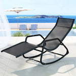 Gardeon Sun Lounge Rocking Chair Outdoor Lounger Patio Furniture Pool Garden - Furniture > Outdoor