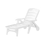 Gardeon Sun Lounger Folding Chaise Lounge Chair Wheels Patio Outdoor Furniture - Furniture > Outdoor