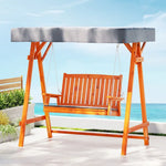 Gardeon Swing Chair Wooden Garden Bench Canopy 2 Seater Outdoor Furniture - Furniture > Outdoor