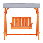 Gardeon Swing Chair Wooden Garden Bench Canopy 2 Seater Outdoor Furniture - Furniture > Outdoor