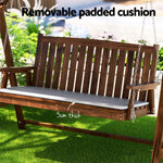 Gardeon Wooden Swing Chair Garden Bench Canopy 3 Seater Outdoor Furniture - Furniture > Outdoor