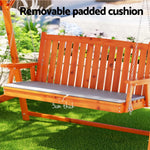 Gardeon Wooden Swing Chair Garden Bench Canopy 3 Seater Outdoor Furniture - Furniture > Outdoor